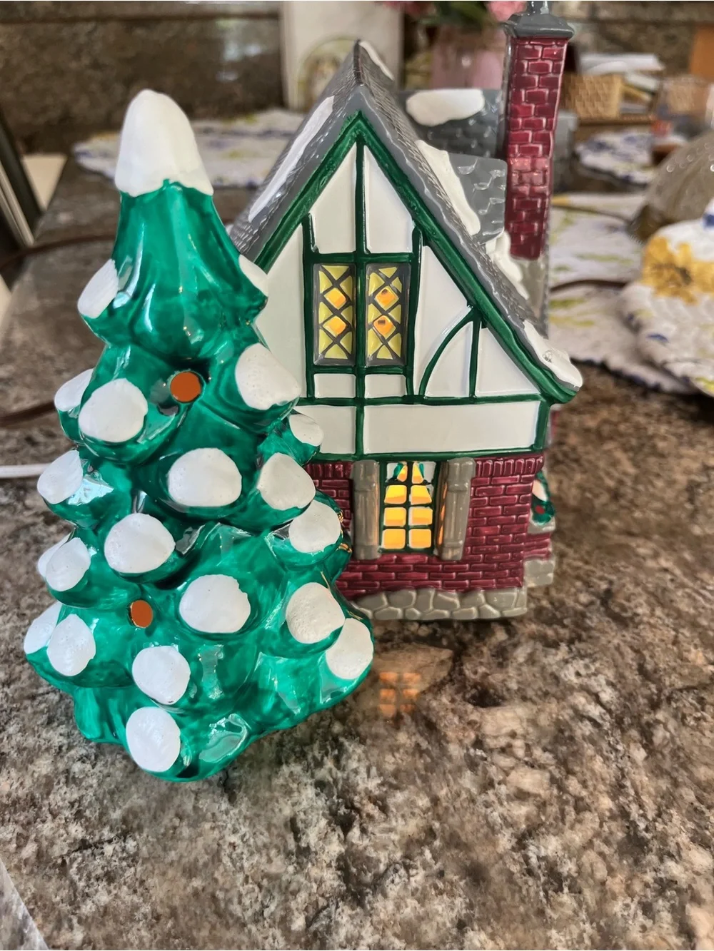 Dept 56- Oak Grove Tutor Snow Village